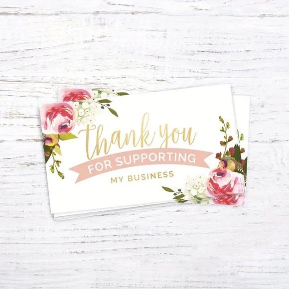 50 Thank You Cards - Picture 2 of 2